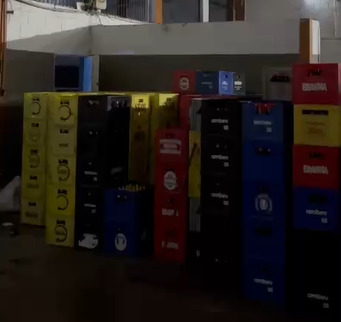 Mais de mil cervejas foram apreendidas