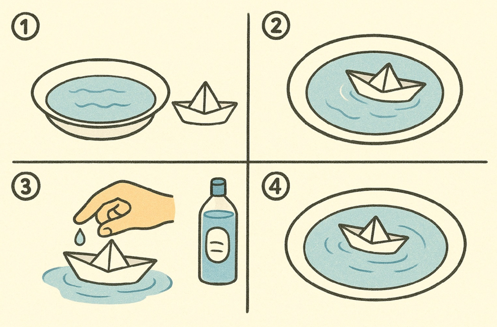 Barquinho 
movido a sabão