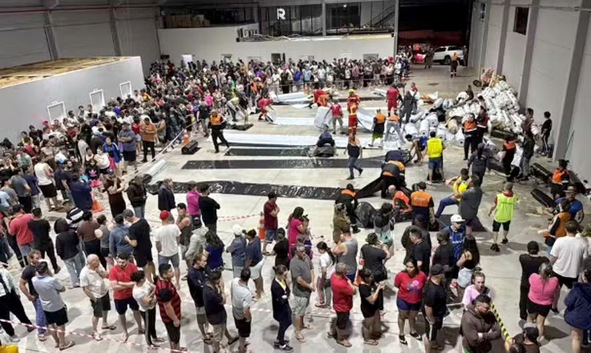 Desalojados foram para abrigos temporários em Erechim-RS