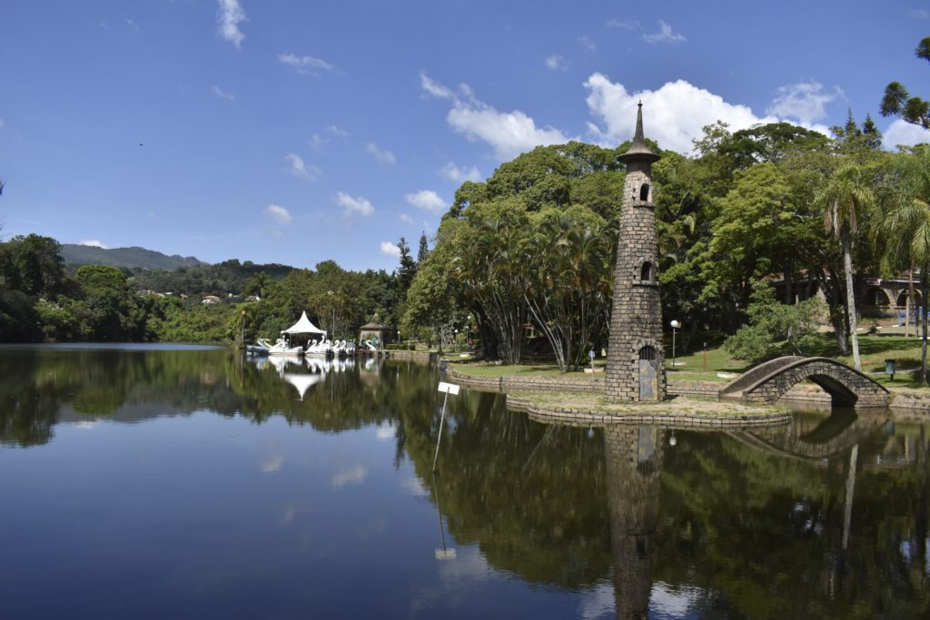 Parque Municipal Edmundo Zanoni, em Atibaia