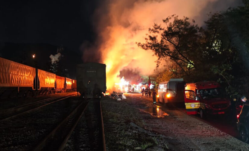 A celulose, usada na fabricação de papel, não é tóxica, mas é inflamável, o que contribuiu para a propagação das chamas