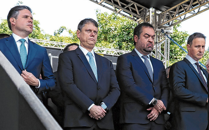 Também esteve no evento o governador do Rio, Claudio Castro