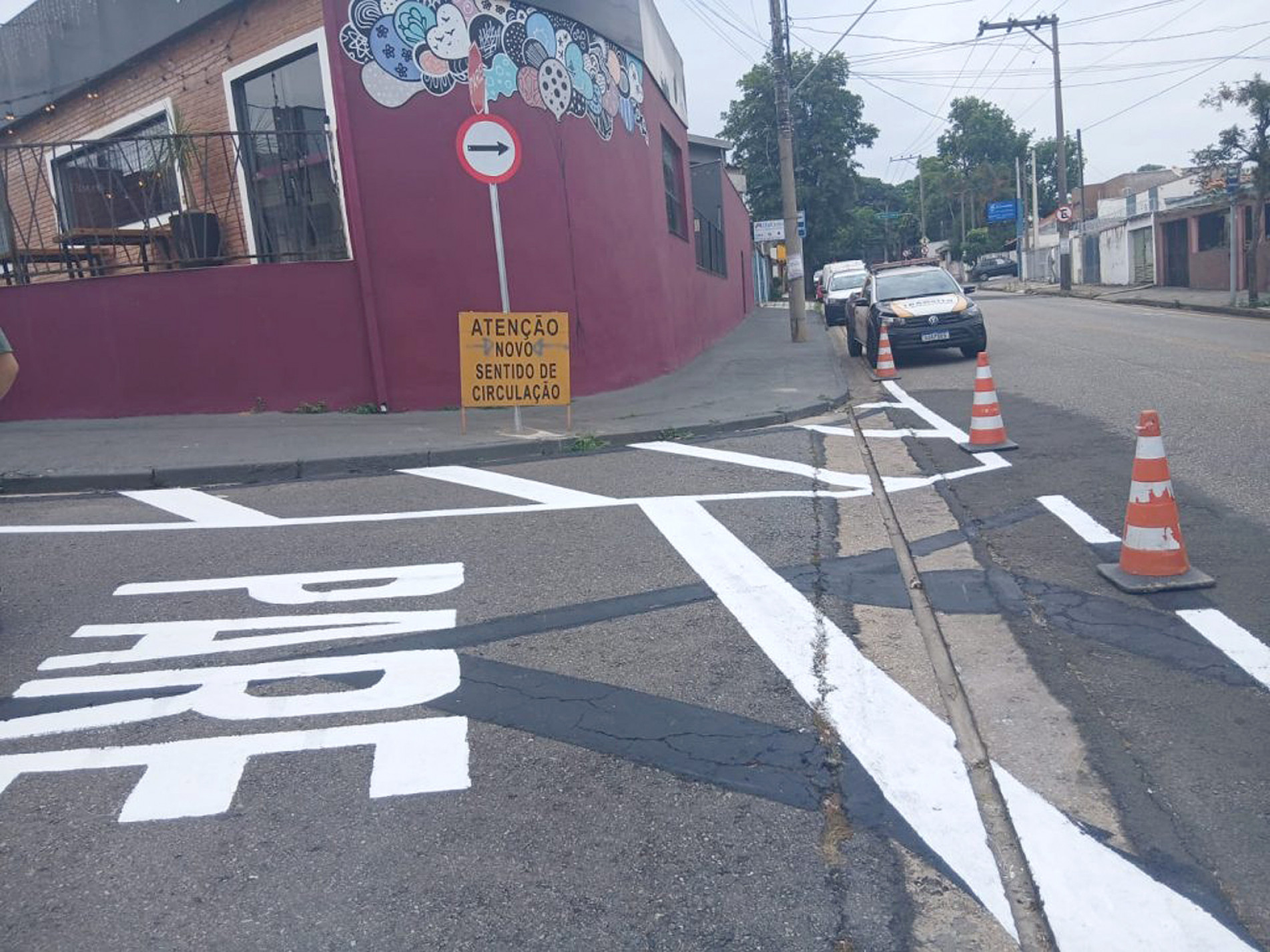 Via passa a operar em sentido único entre a alameda Assunta Barizani Tienghi e a rua João Wagner Wey
