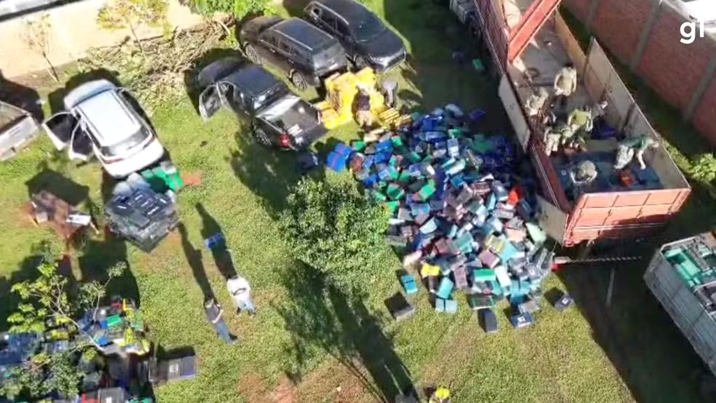 Droga pesou um total de 88,9 toneladas 
