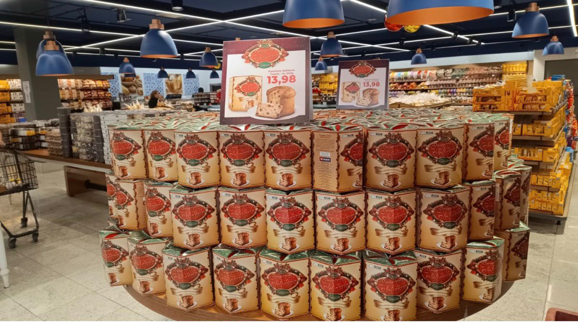 Os panetones e chocotones, itens recorrentes nas ceias natalinas, também apresentaram variações consideráveis.