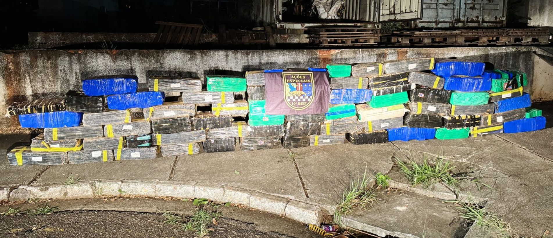 Droga teria saído do Paraguai, o destino seria a capital paulista