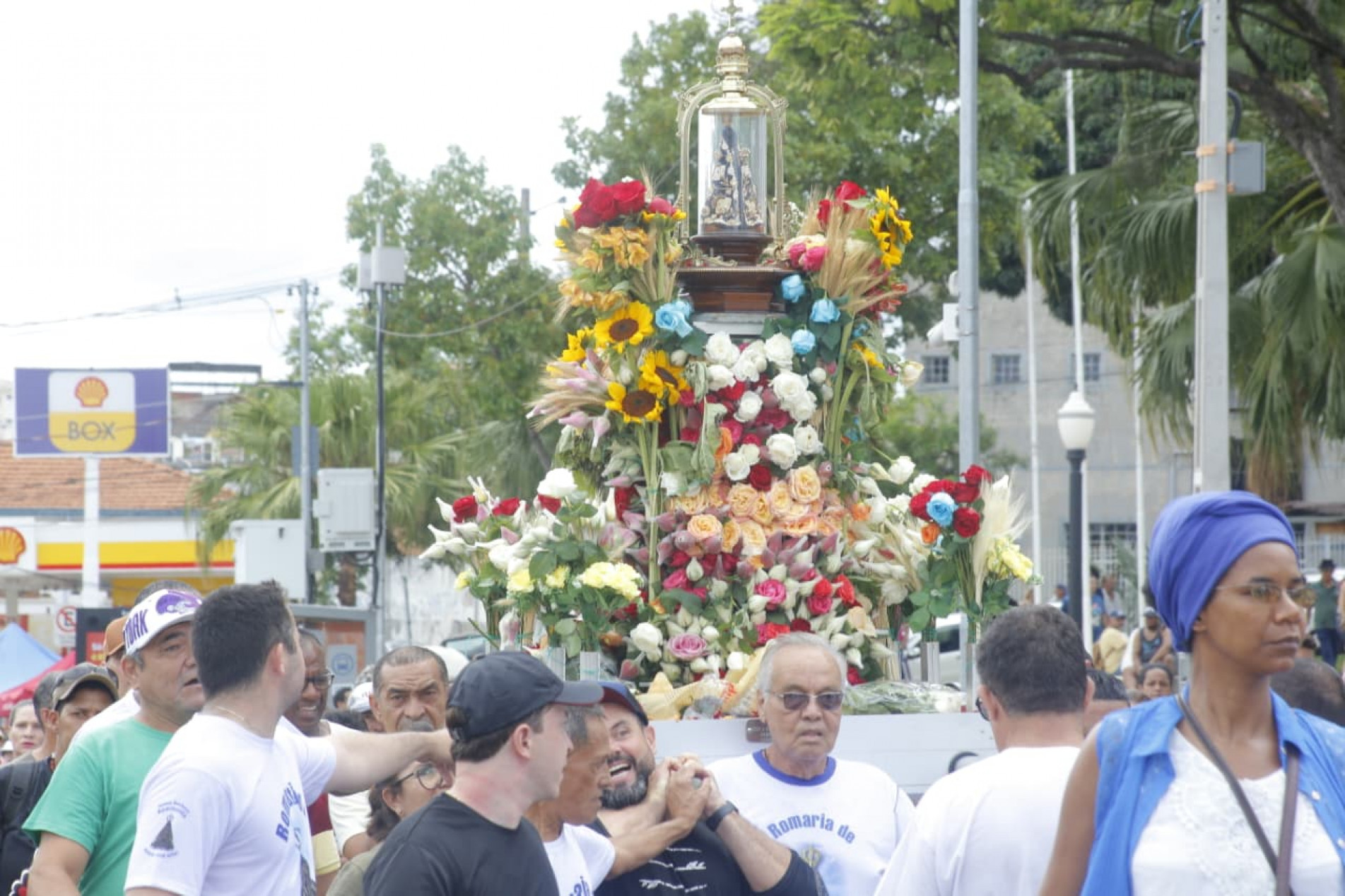 Esta foi a 127ª edição da procissão, em julho, a Santa retorna ao Santuário. 