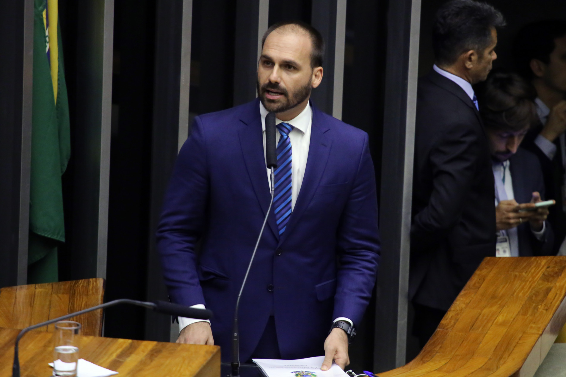 Eduardo Bolsonora está morando nos EUA desde março do ano passado 