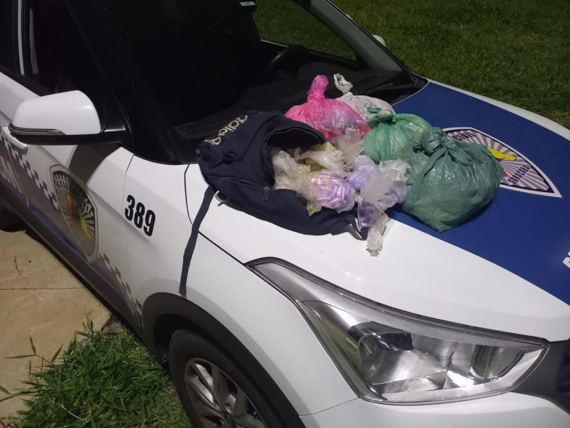 Ao todo, foram apreendidas 1.985 porções de cocaína, 572 de maconha, 534 de crack e 85 de ice