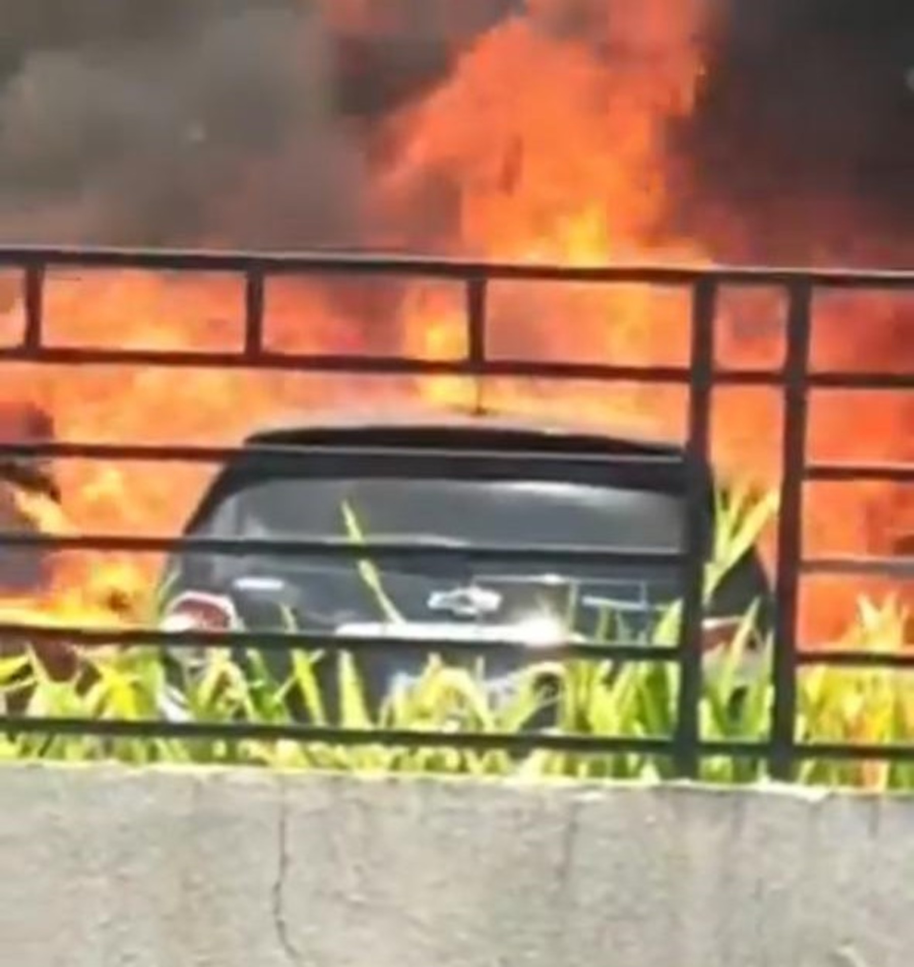 Apesar das chamas, ninguém ficou ferido