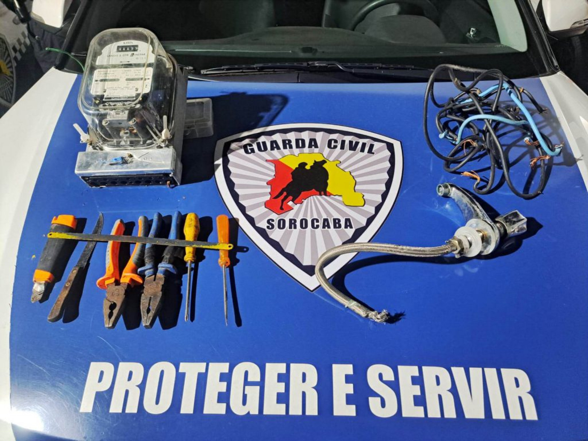 O flagrante ocorreu na rua Gustavo Ângelo Alvarenga