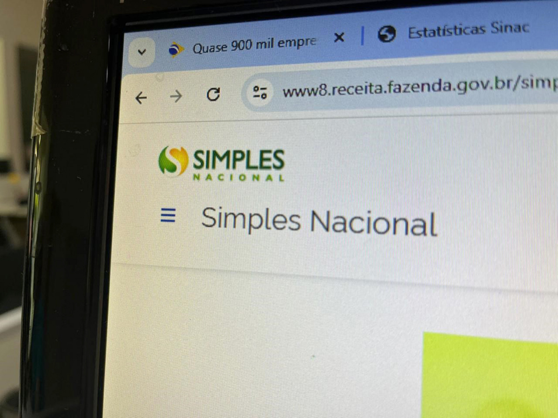 Simples Nacional é o regime tributário diferenciado voltado a micro e pequenas empresas
