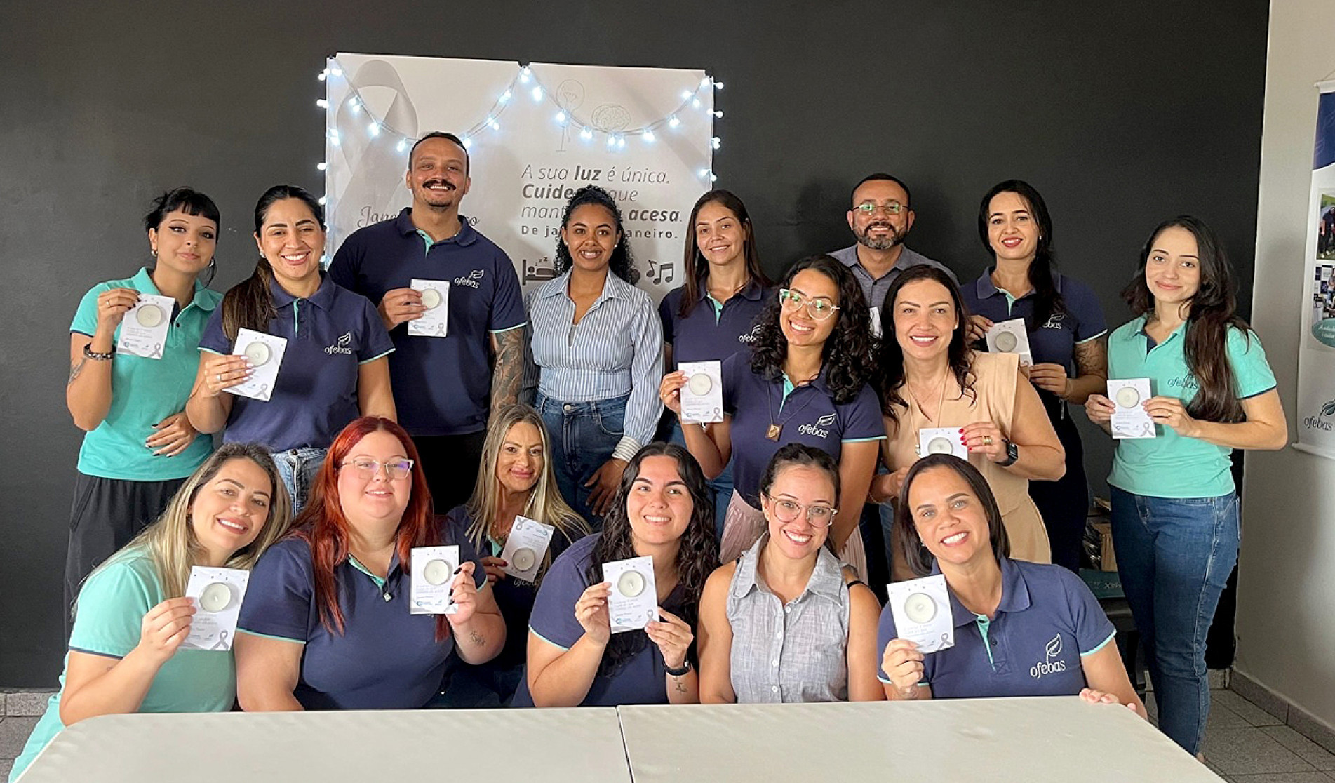 Colaboradores participam de ações de Janeiro Branco, 
reforçando cuidado e escuta sobre saúde mental
