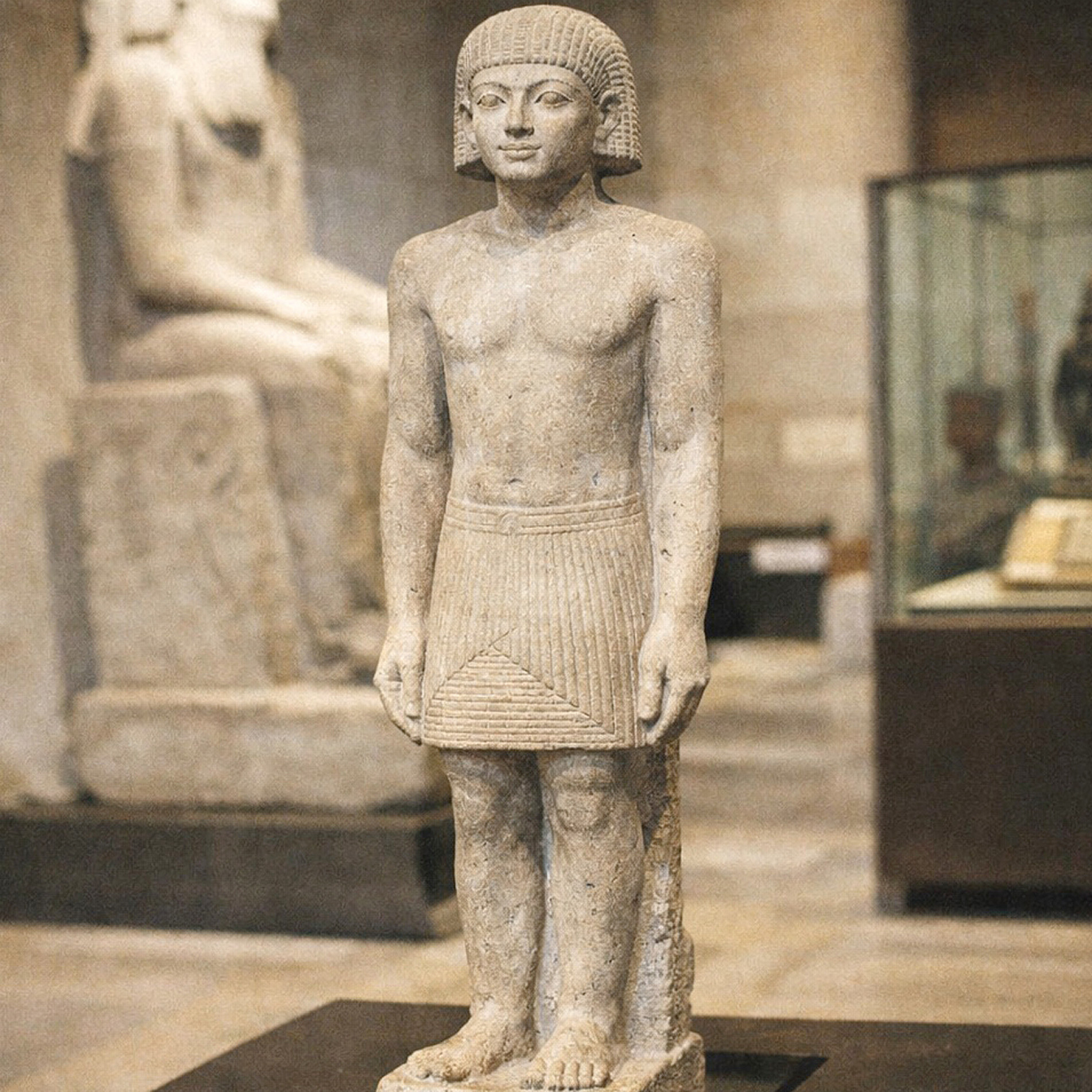 Escultura antiga do Louvre guarda lembranças 
de um tempo muito distante
