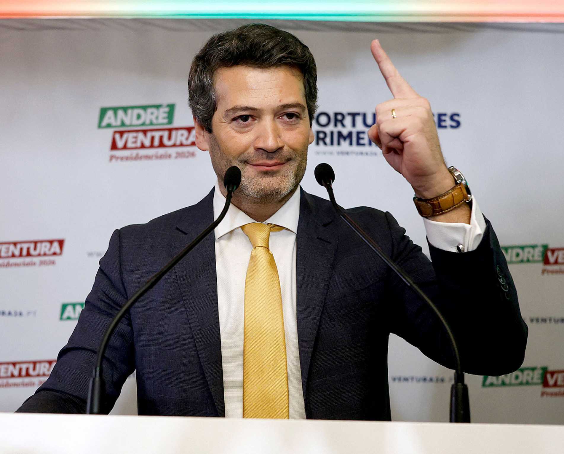 André Ventura é 
apontado como favorito
