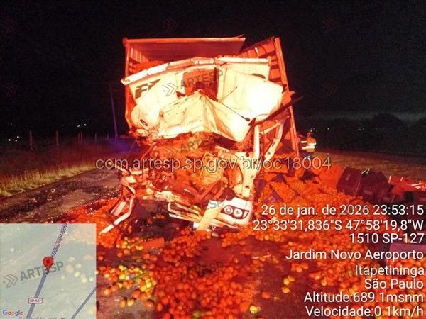  Não houve registro de congestionamento no trecho