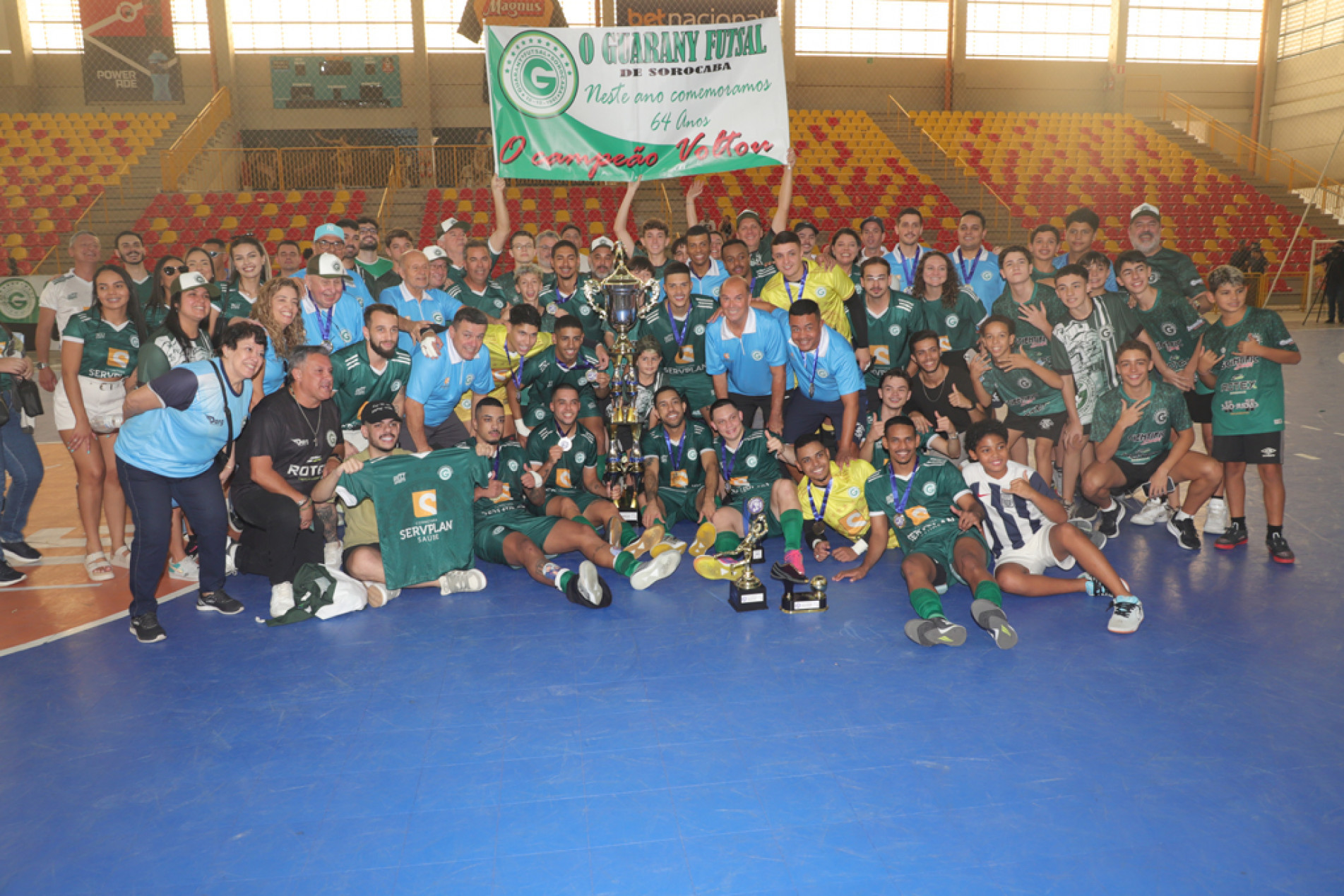 Maior campeão do torneio de futsal, Guarany está garantido 
na edição deste ano: em busca de outro troféu
