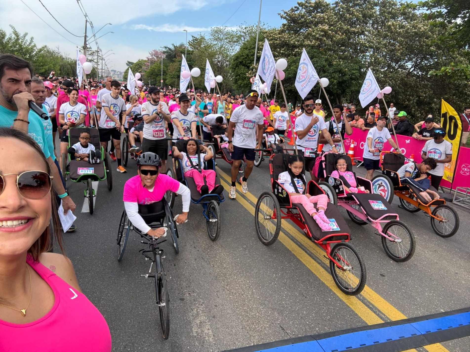 Galera Empresto conta com 23 atletas com deficiência e cerca de 50 voluntários