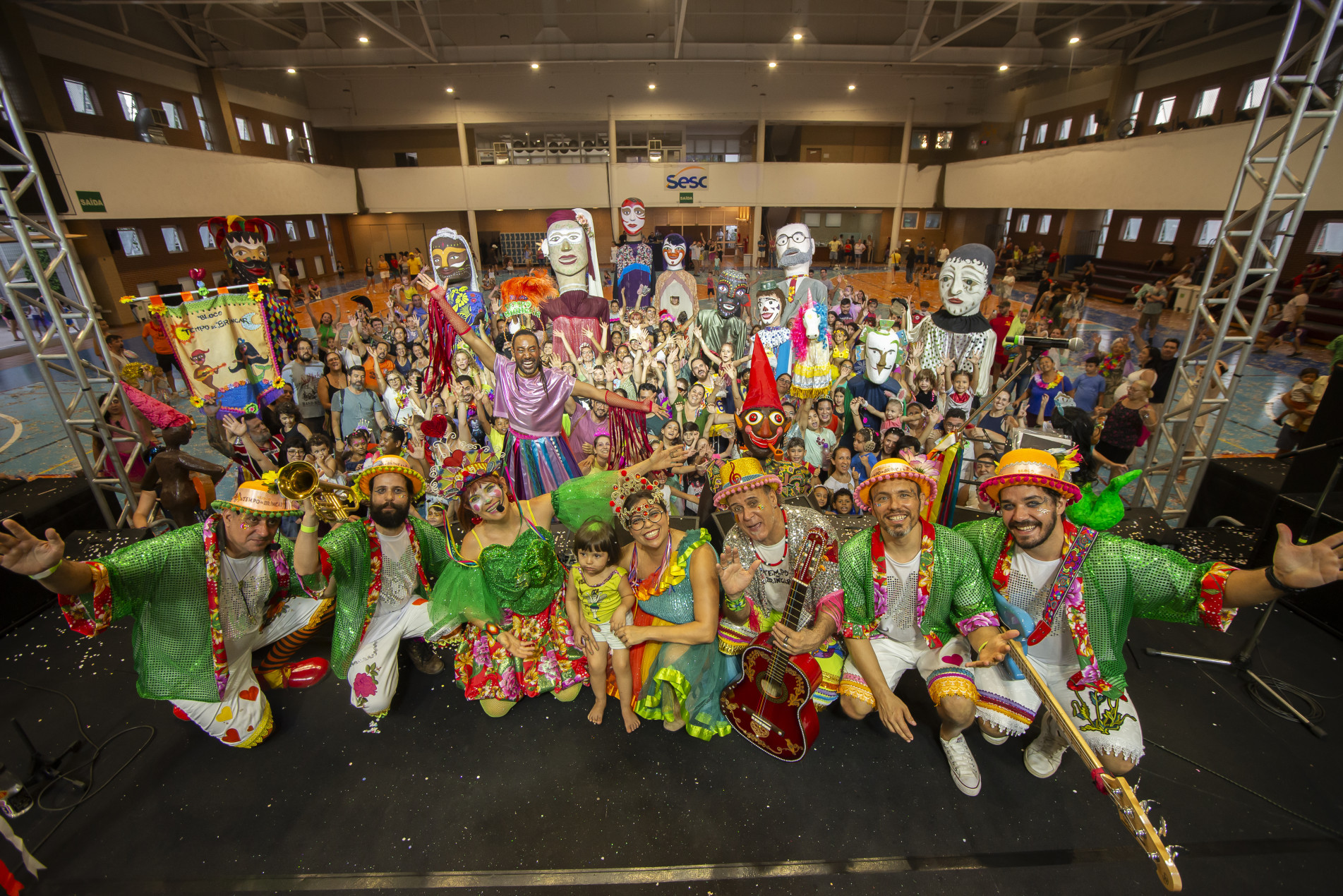 O Sesc Sorocaba realiza uma programação especial de Carnaval ao longo de cinco dias