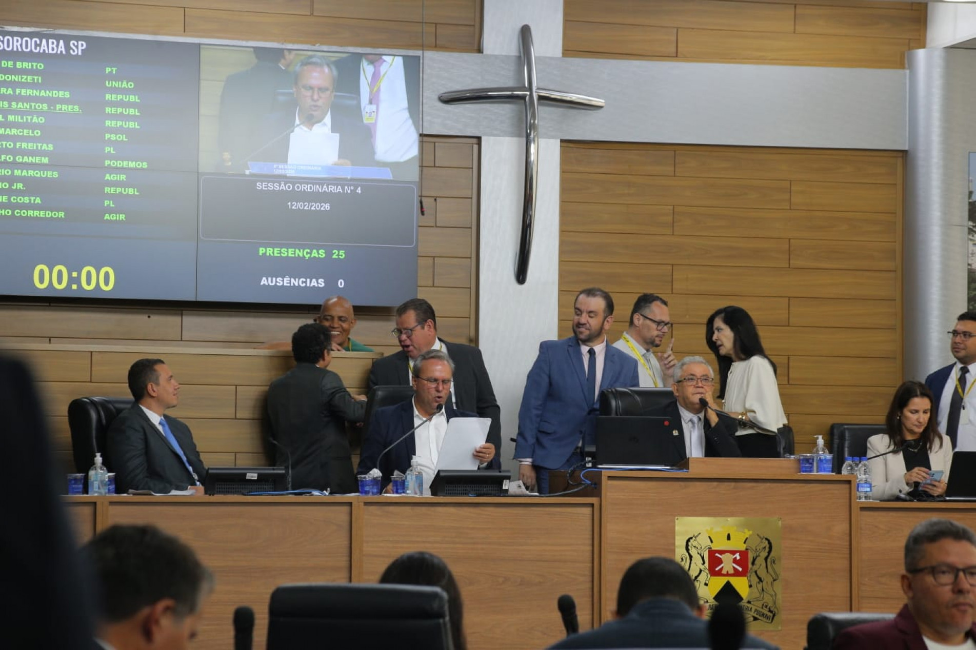 Após as votações os vereadores puderam se pronunciar