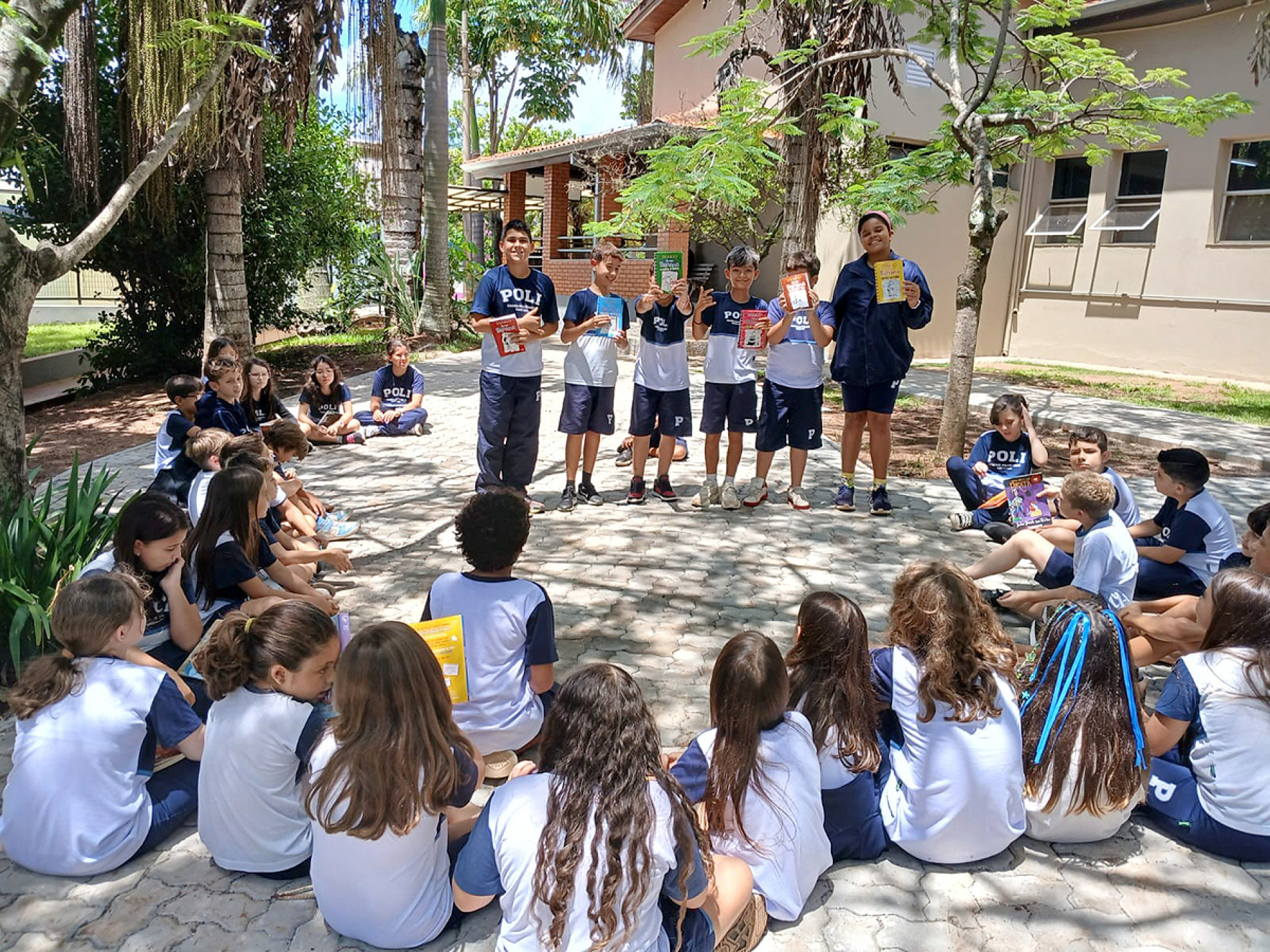 Alunos participaram de atividade que 
tornou a leitura mais dinâmica e participativa
