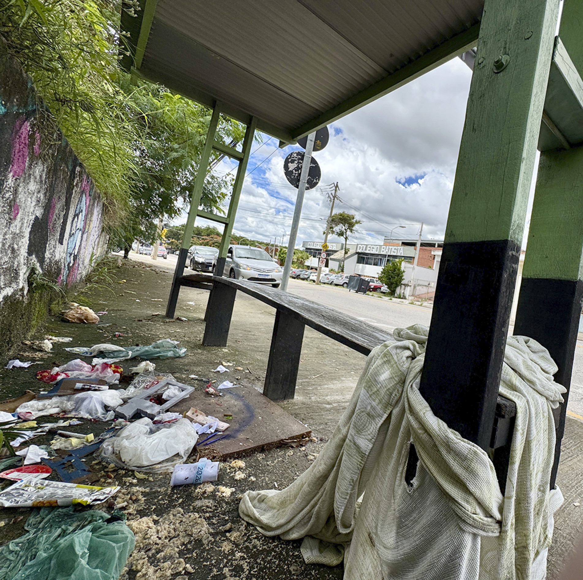 De acordo com a Urbes, os abrigos vandalizados são recuperados assim que o problema é constatado
