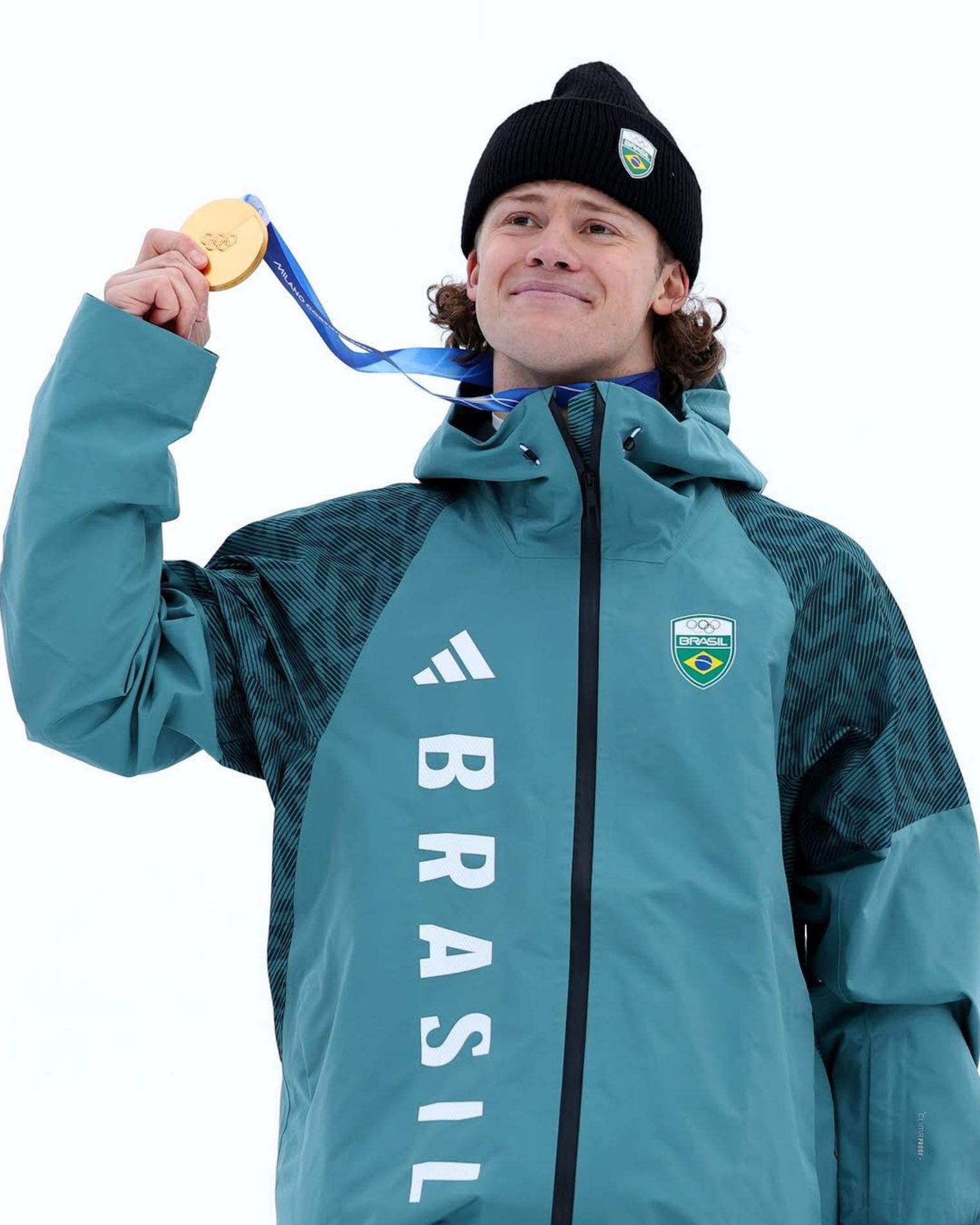 O brasileiro somou 2min25s00 nas duas descidas e garantiu o lugar mais alto do pódio