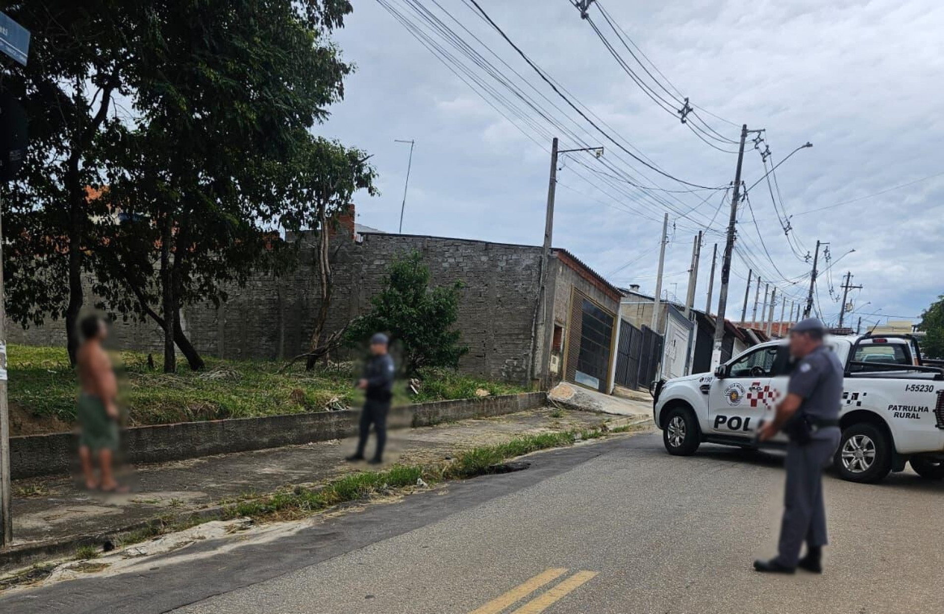 A ocorrência contou com o apoio do advogado Raul Azevedo, que acompanhou a movimentação do suspeito até a chegada da viatura