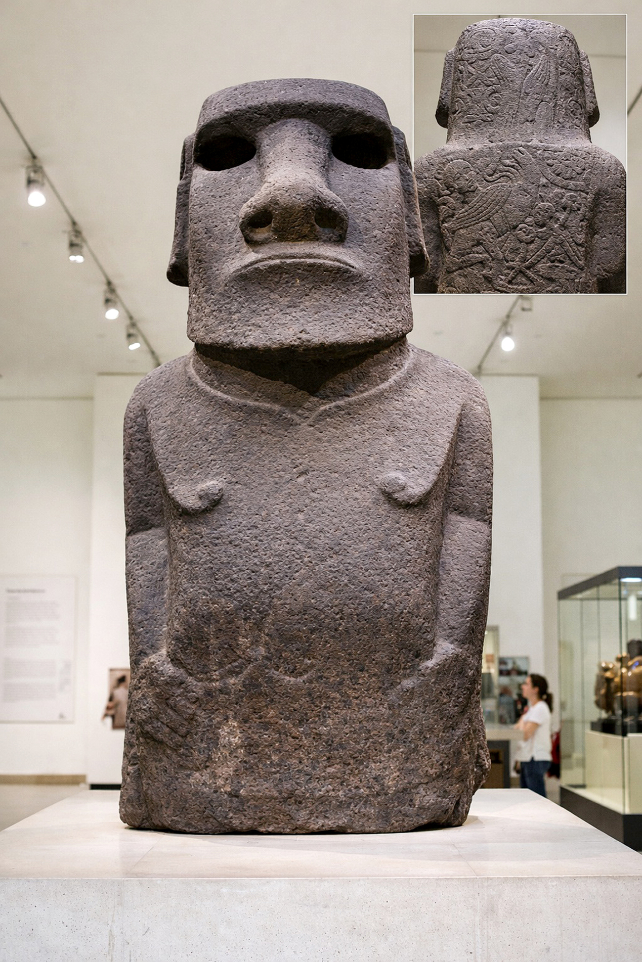 Hoa Hakananai’a, um dos moais da Ilha de Páscoa, guarda mistérios da antiga civilização que o criou
