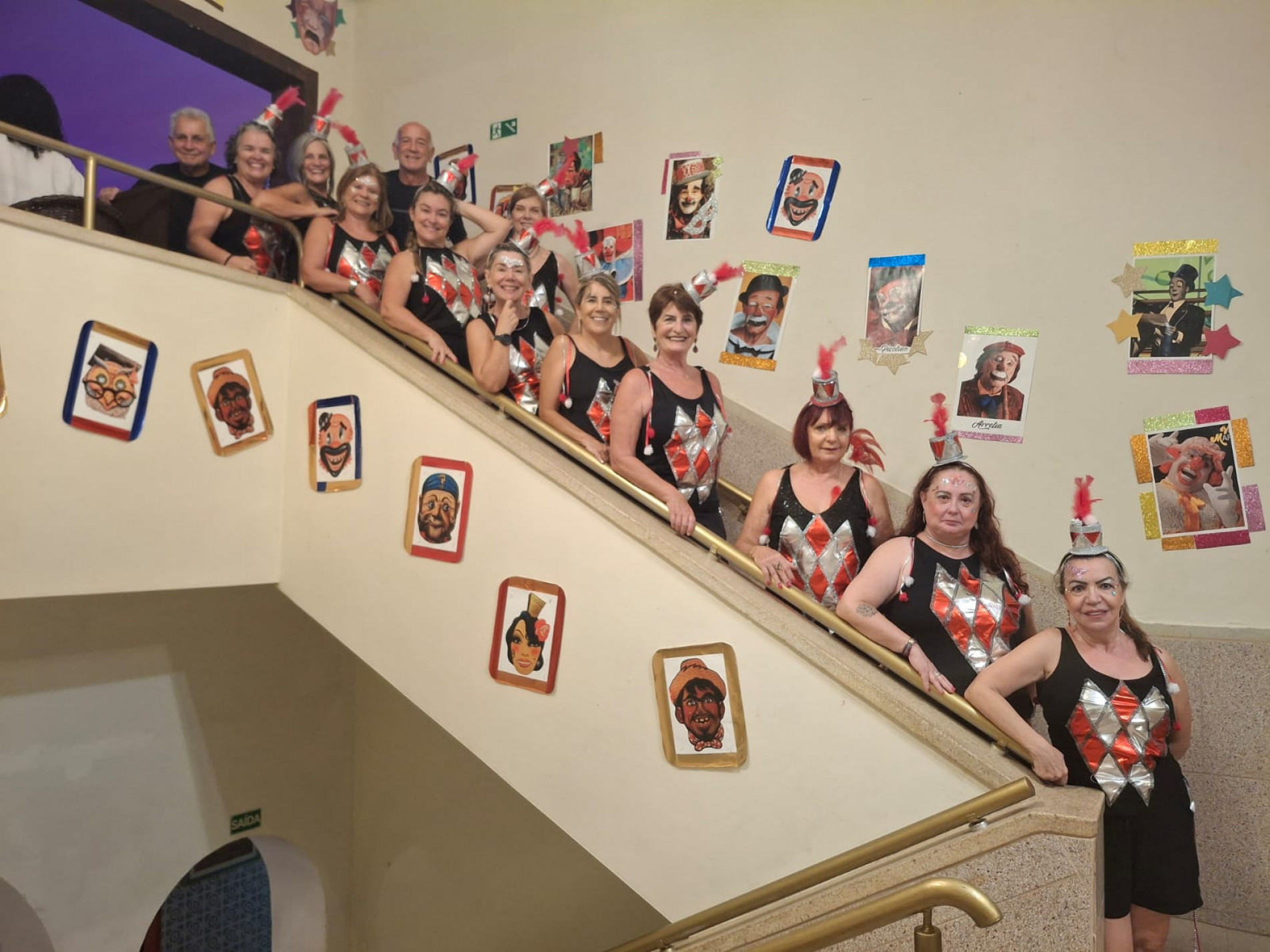 Fantasias caprichadas, que chamaram a atenção pela originalidade e riqueza de detalhes