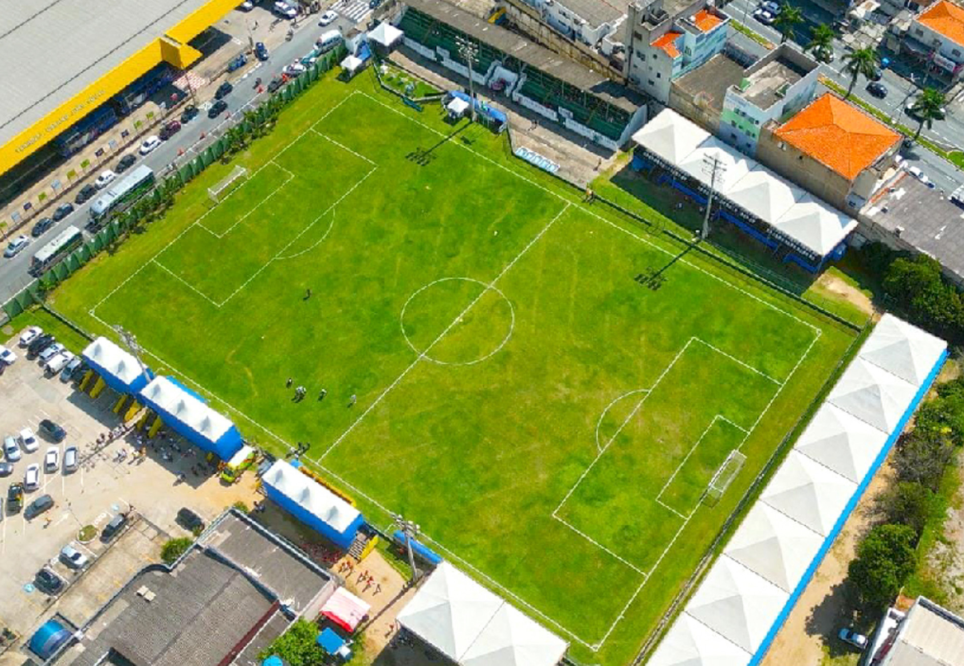 Estádio Domenico Paolo Mitidieri também será palco amanhã de jogos das categorias sub-10, sub-11 e sub-12
