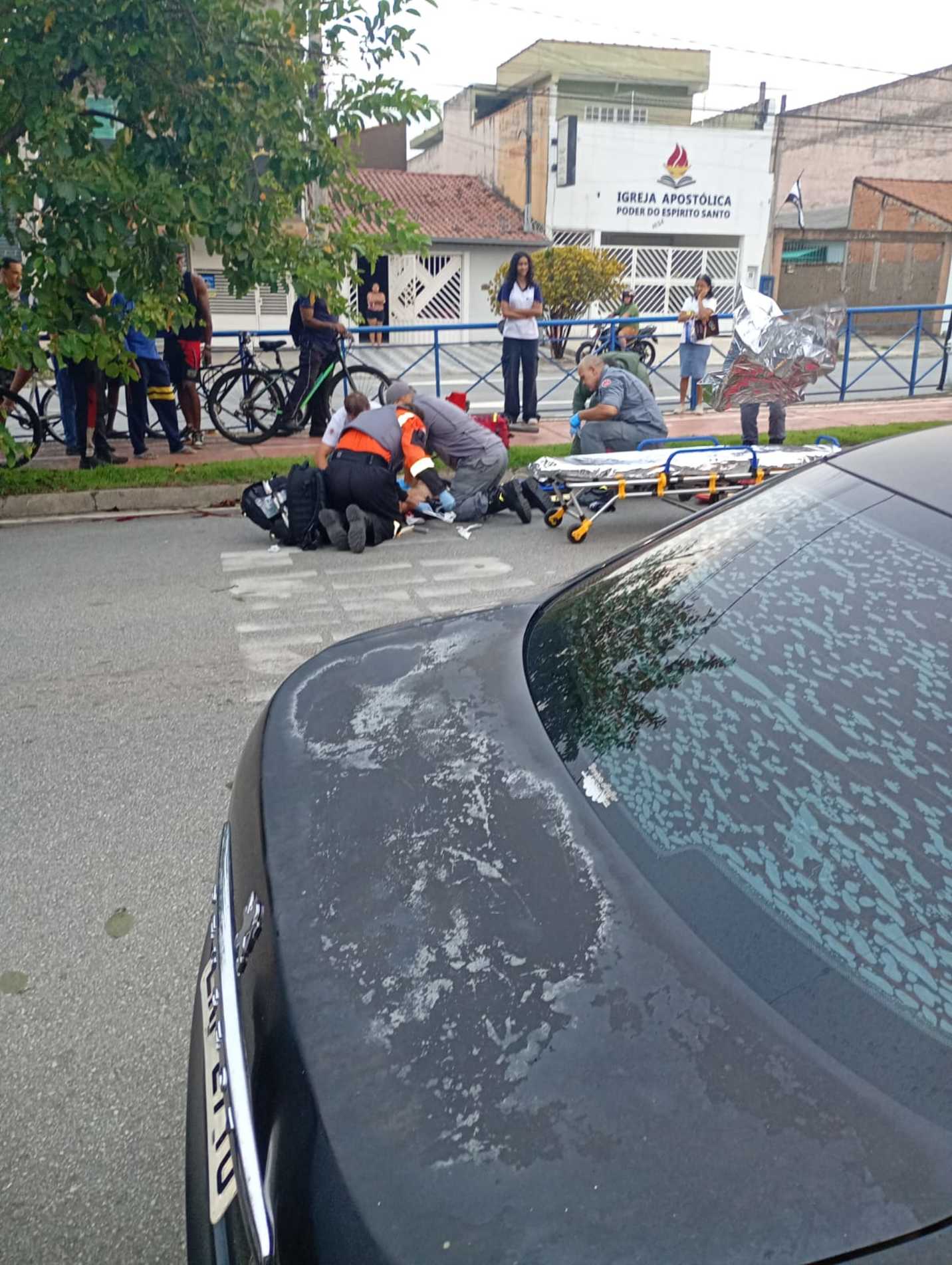 Homem morreu no local