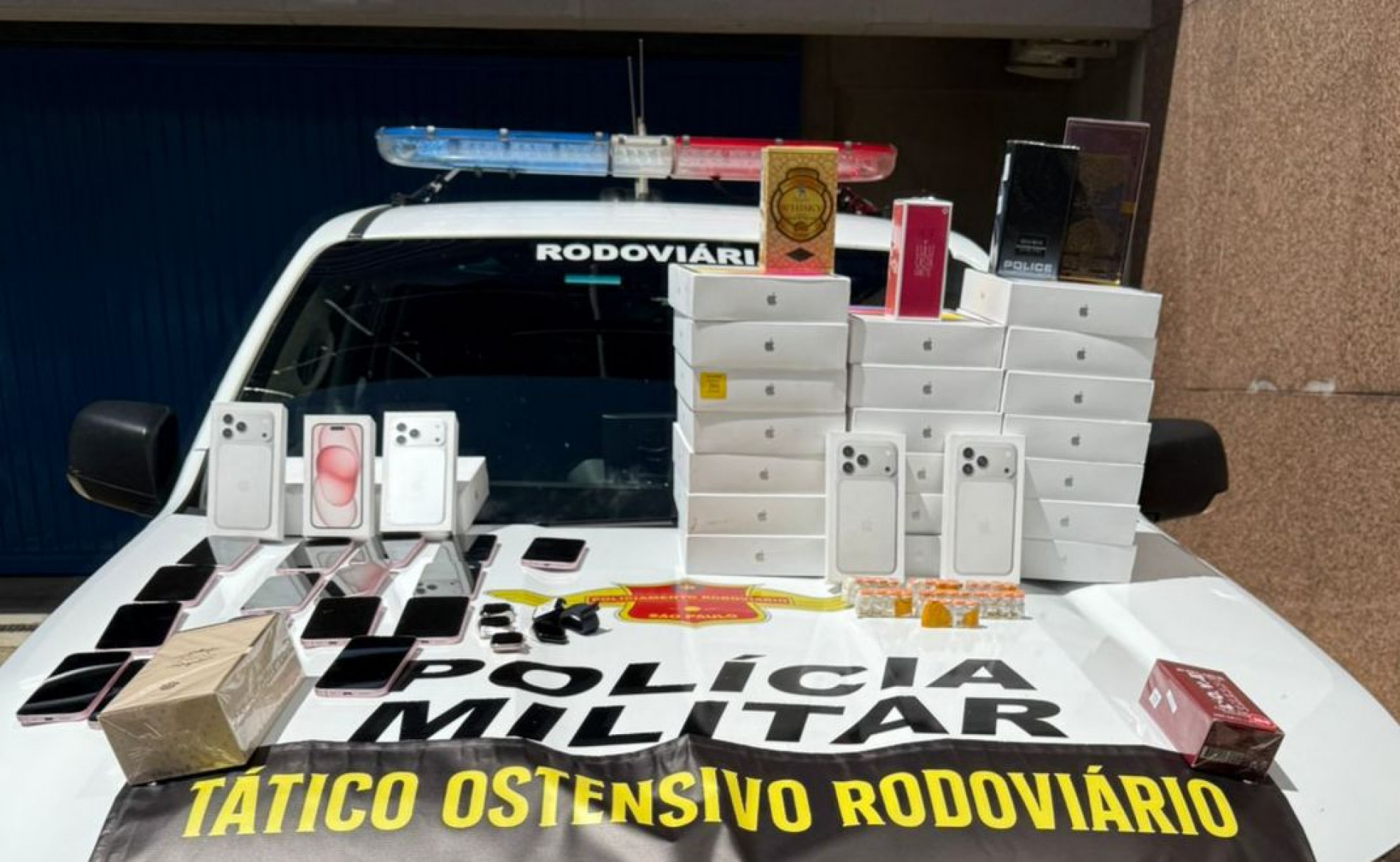 Os produtos foram apreendidos