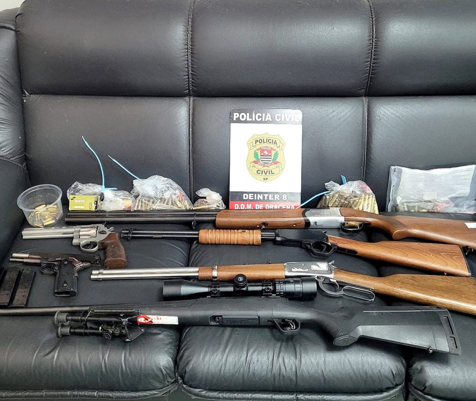 Número de armas tiradas de circulação 
no Estado também registra alta