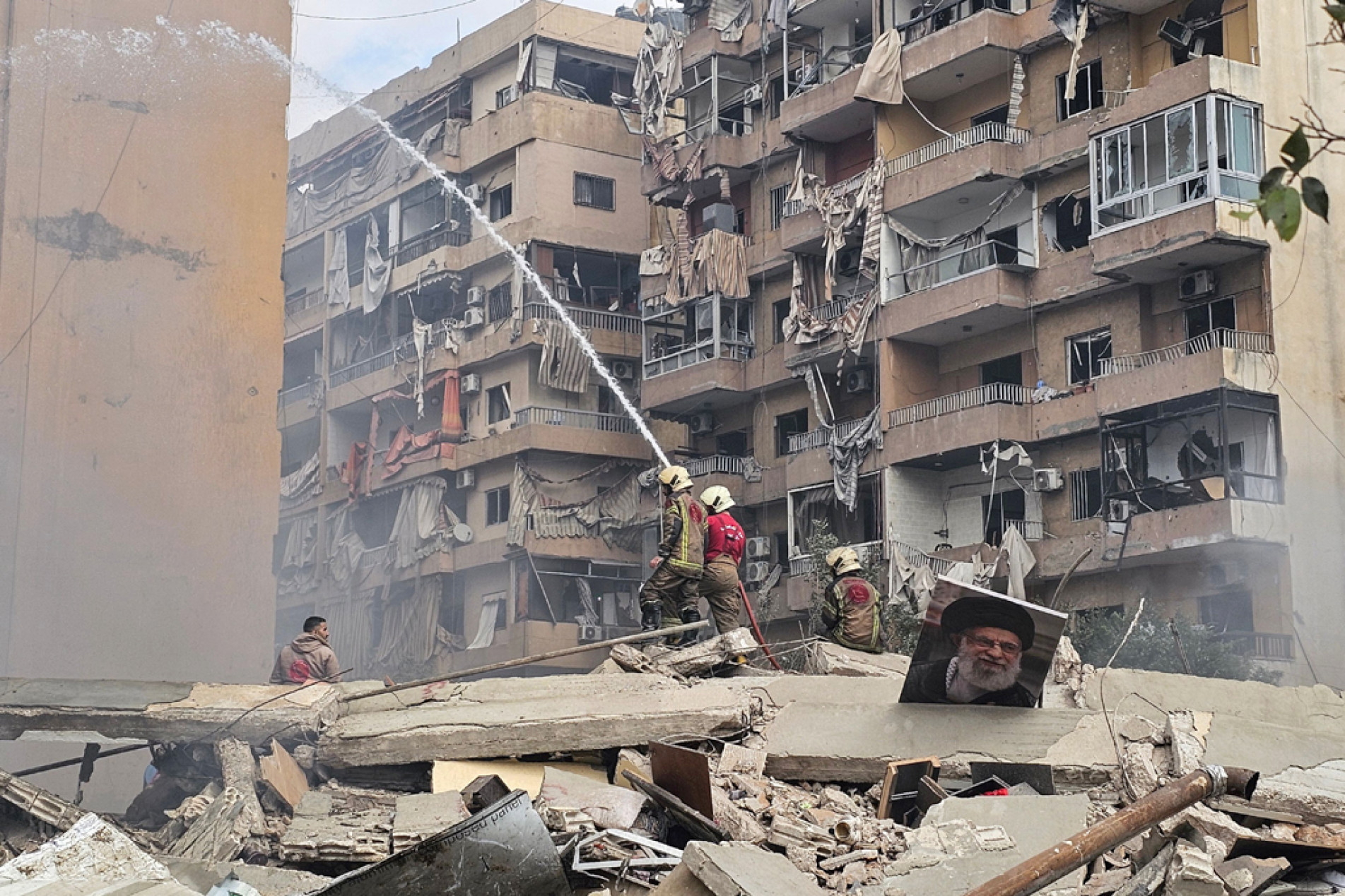 Partes de Beirute, capital do Líbano, foram destruídas