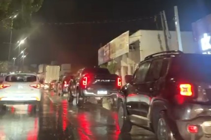 Motoristas enfrentaram dificuldades no trânsito em Sorocaba