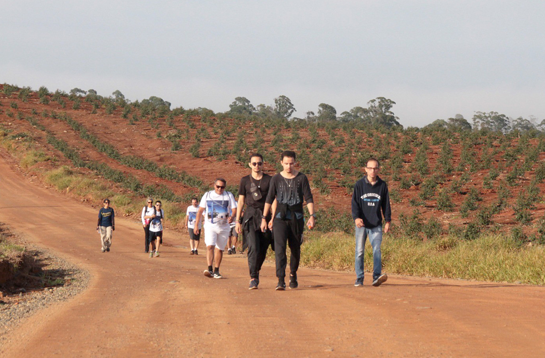 Evento religioso terá percurso de 17 quilômetros e termina 
com missa campal no alto da Serra de São Francisco
