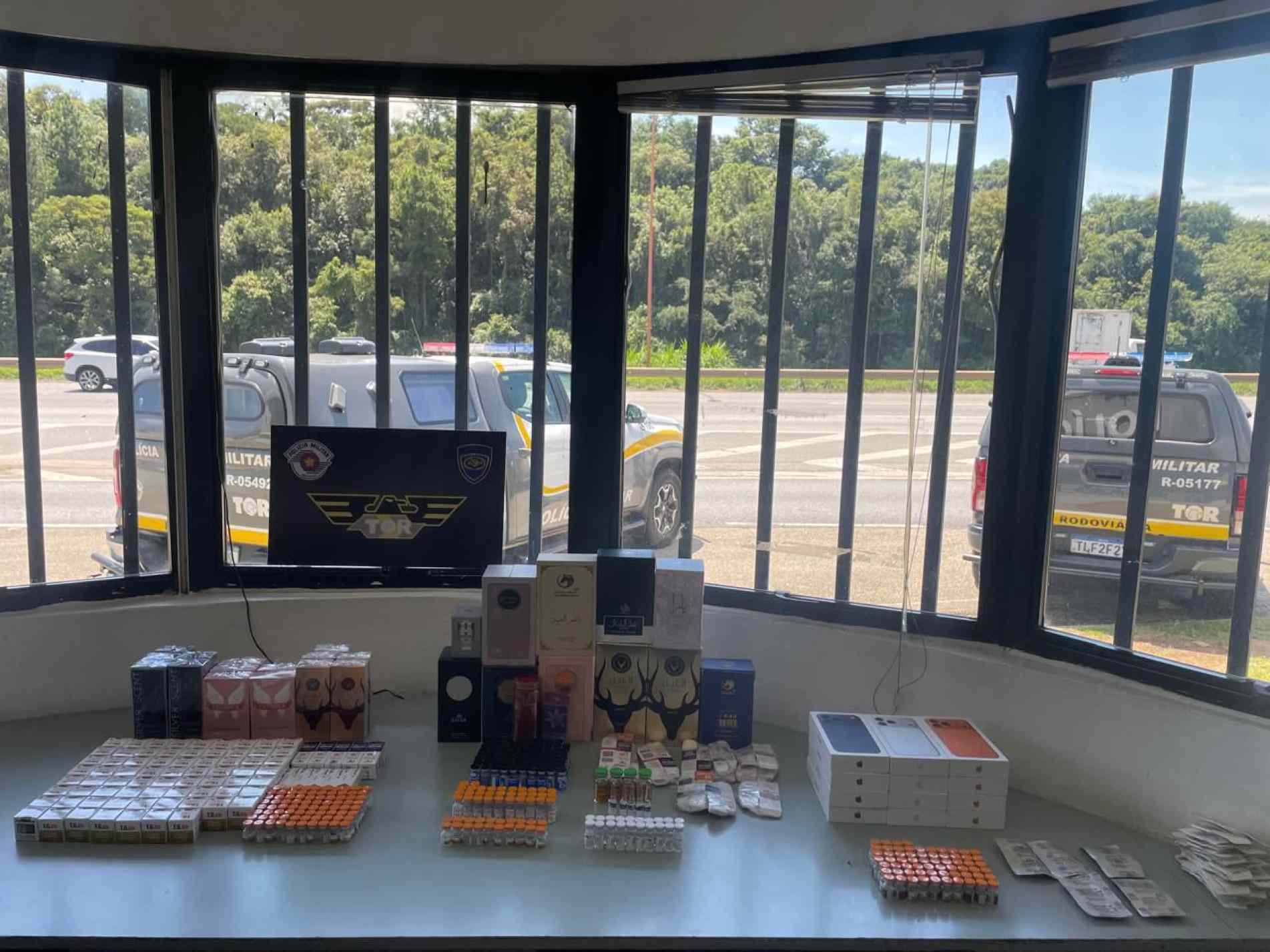 Os materiais apreendidos estão à disposição da Receita Federal