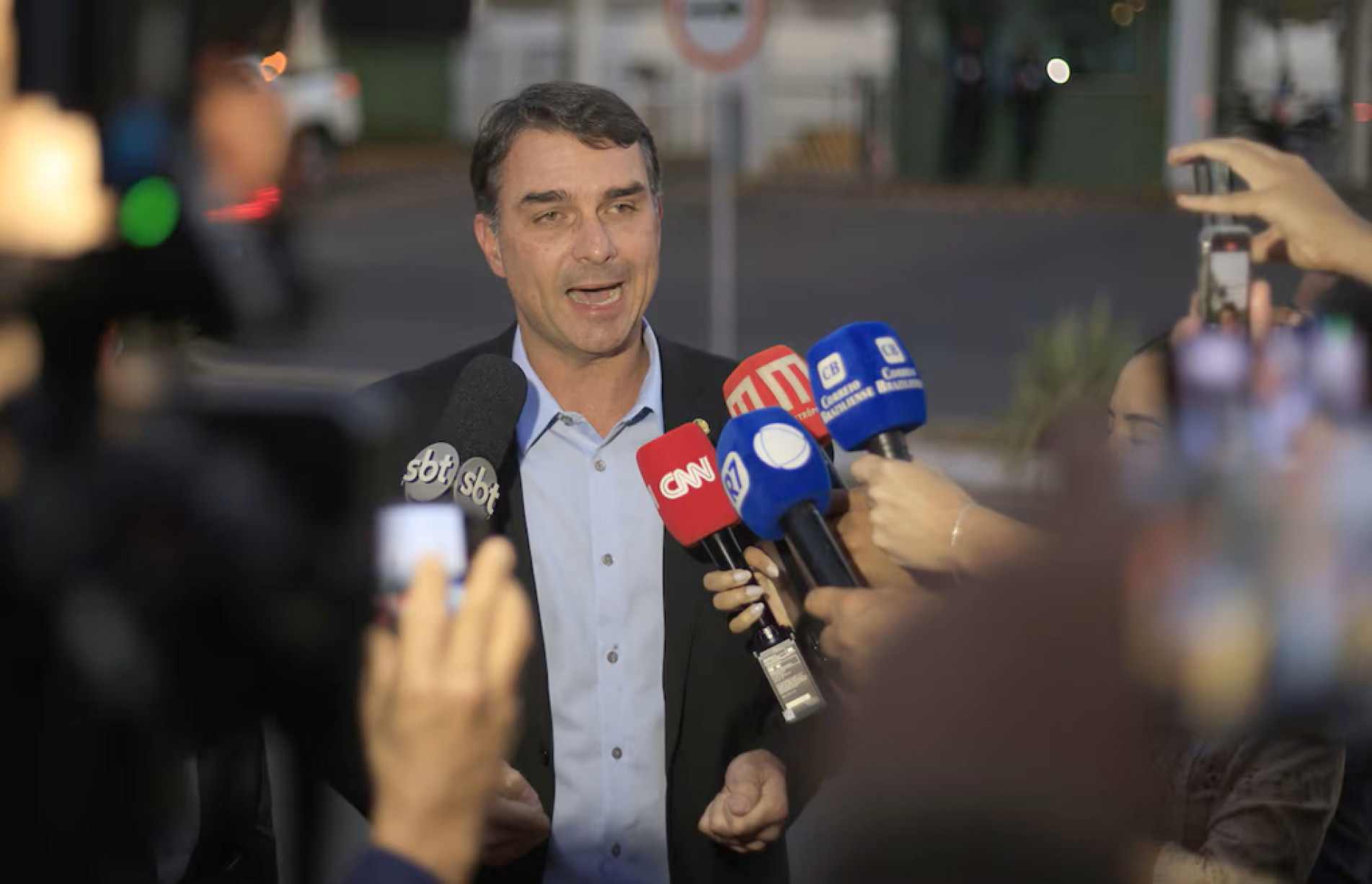 Flávio Bolsonaro afirmou em evento do grupo Lide, no Rio de Janeiro