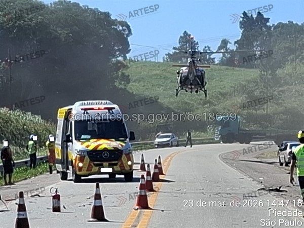 Acidente grave na rodovia envolve sete pessoas 