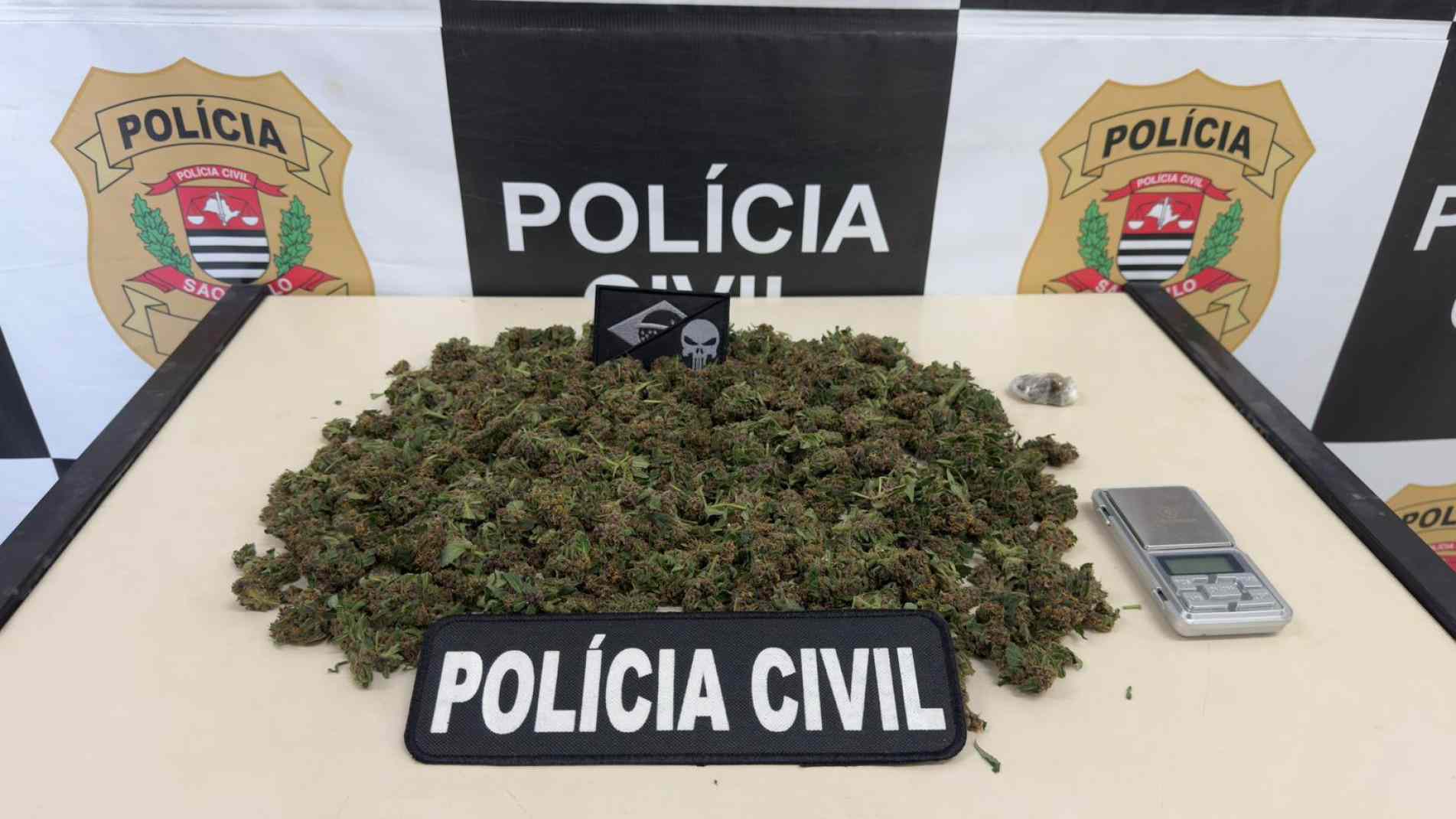  Homem foi preso em flagrante por tráfico de drogas em Araçoiaba da Serra