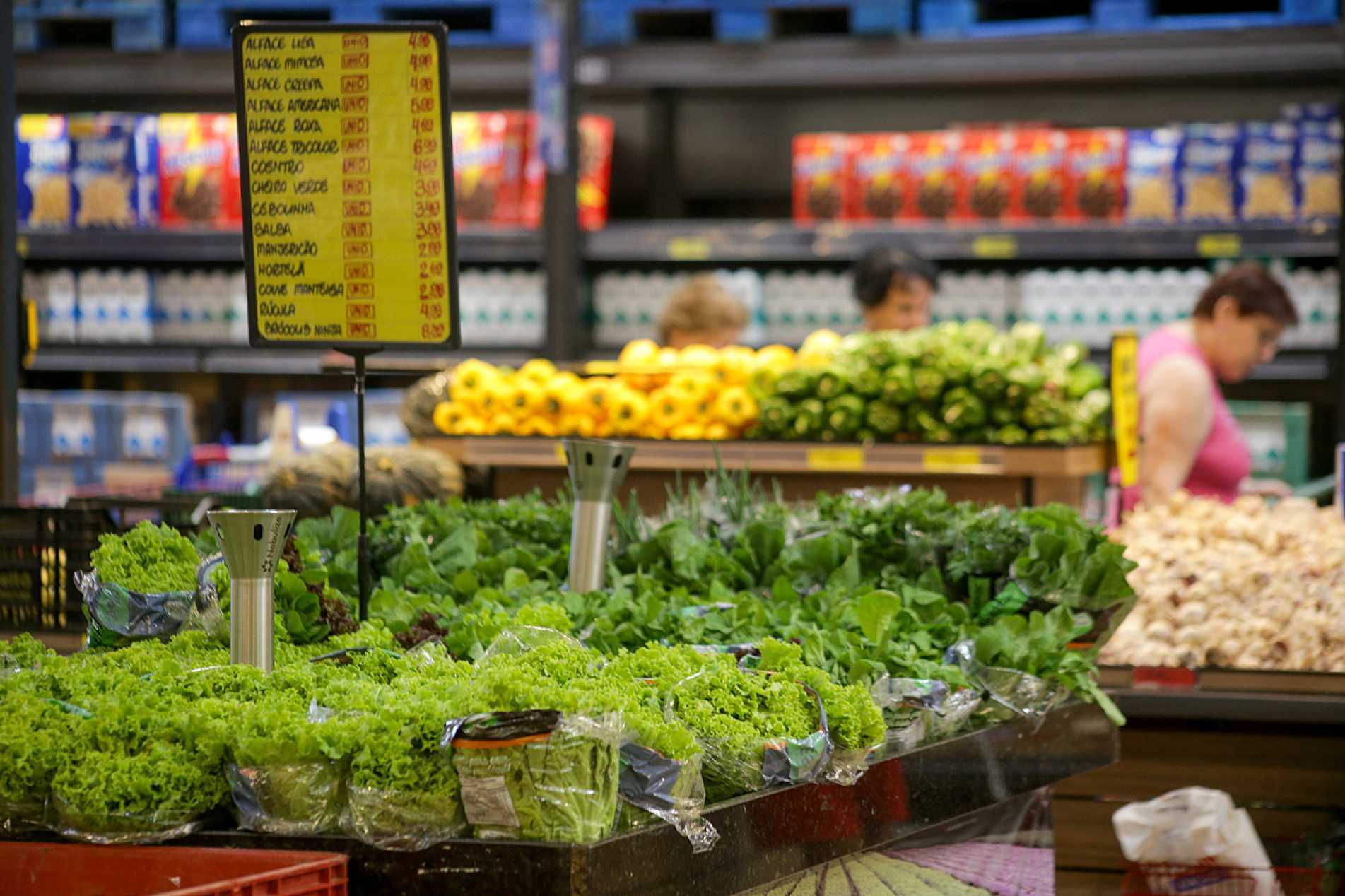 Levantamento da Apas aponta que produtos 
in natura tiveram queda de 2,94% no mês