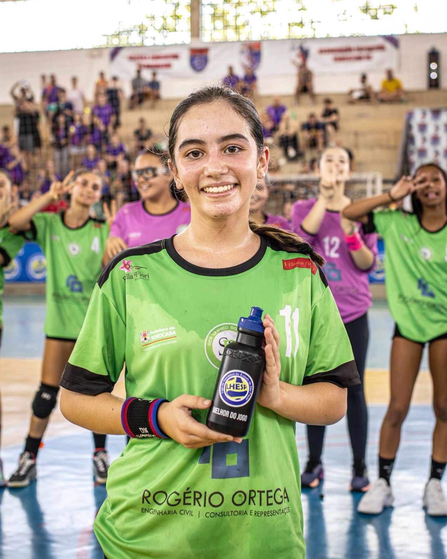 Tina Moreno é eleita a melhor em quadra
