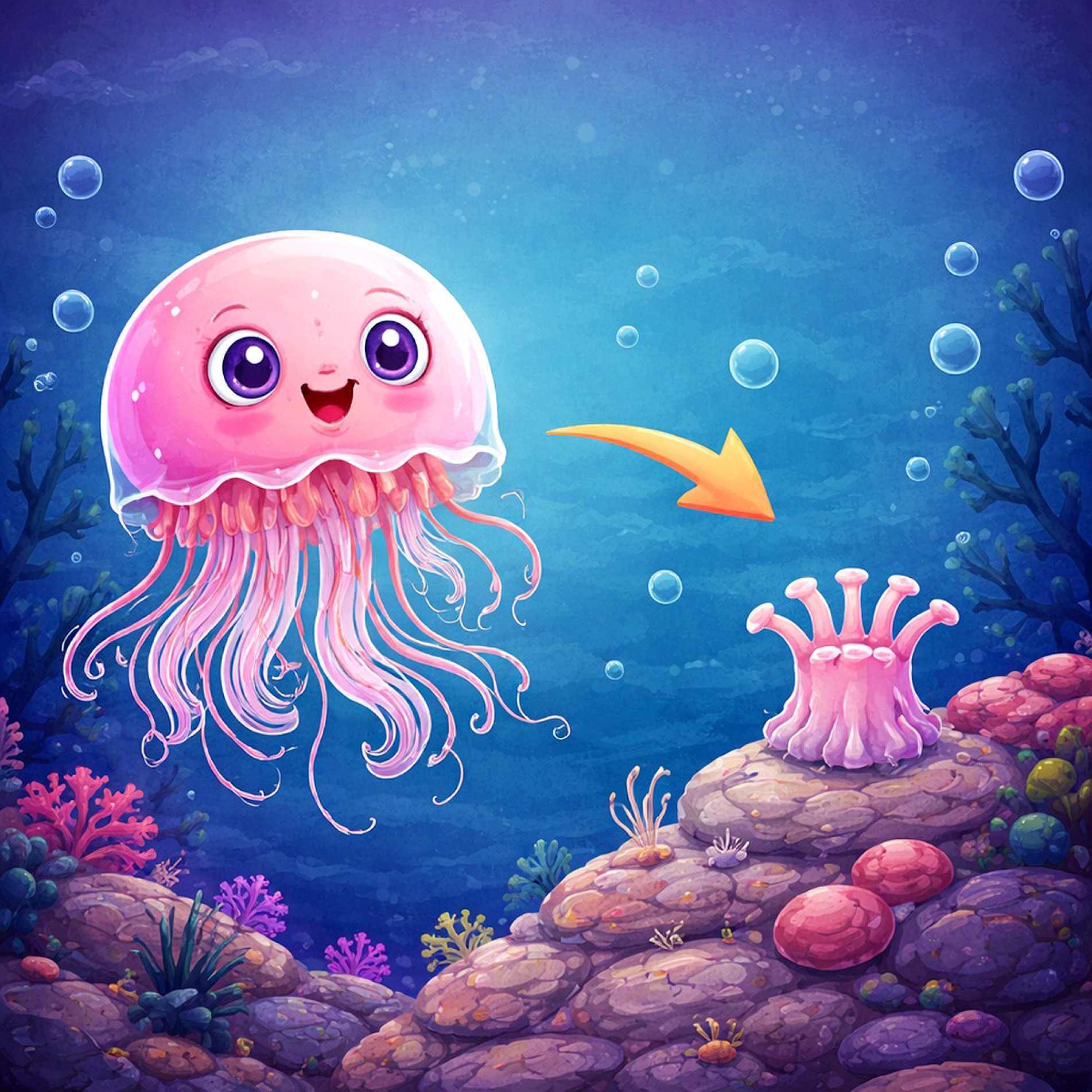 A água-viva Turritopsis dohrnii pode 