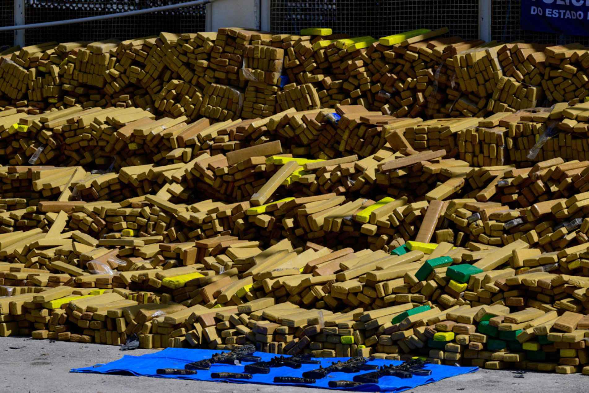 É a maior apreensão do Brasil em quantidade de droga