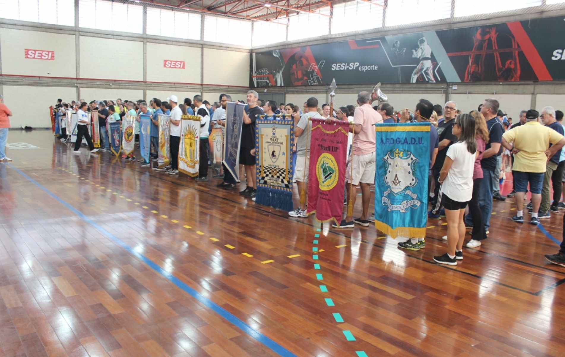 Evento reúne 25 lojas maçônicas e segue até junho com 13 modalidades esportivas
