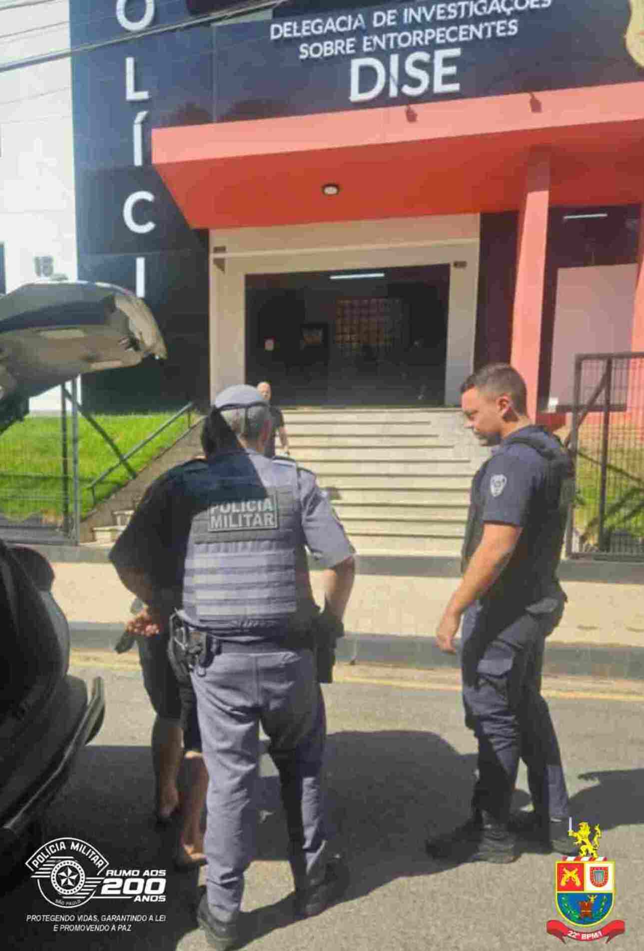 Autores foram detidos pela PM e levados para a Delegacia de Investiga&ccedil;&otilde;es Sobre Entorpecentes (Dise) de Itapetininga