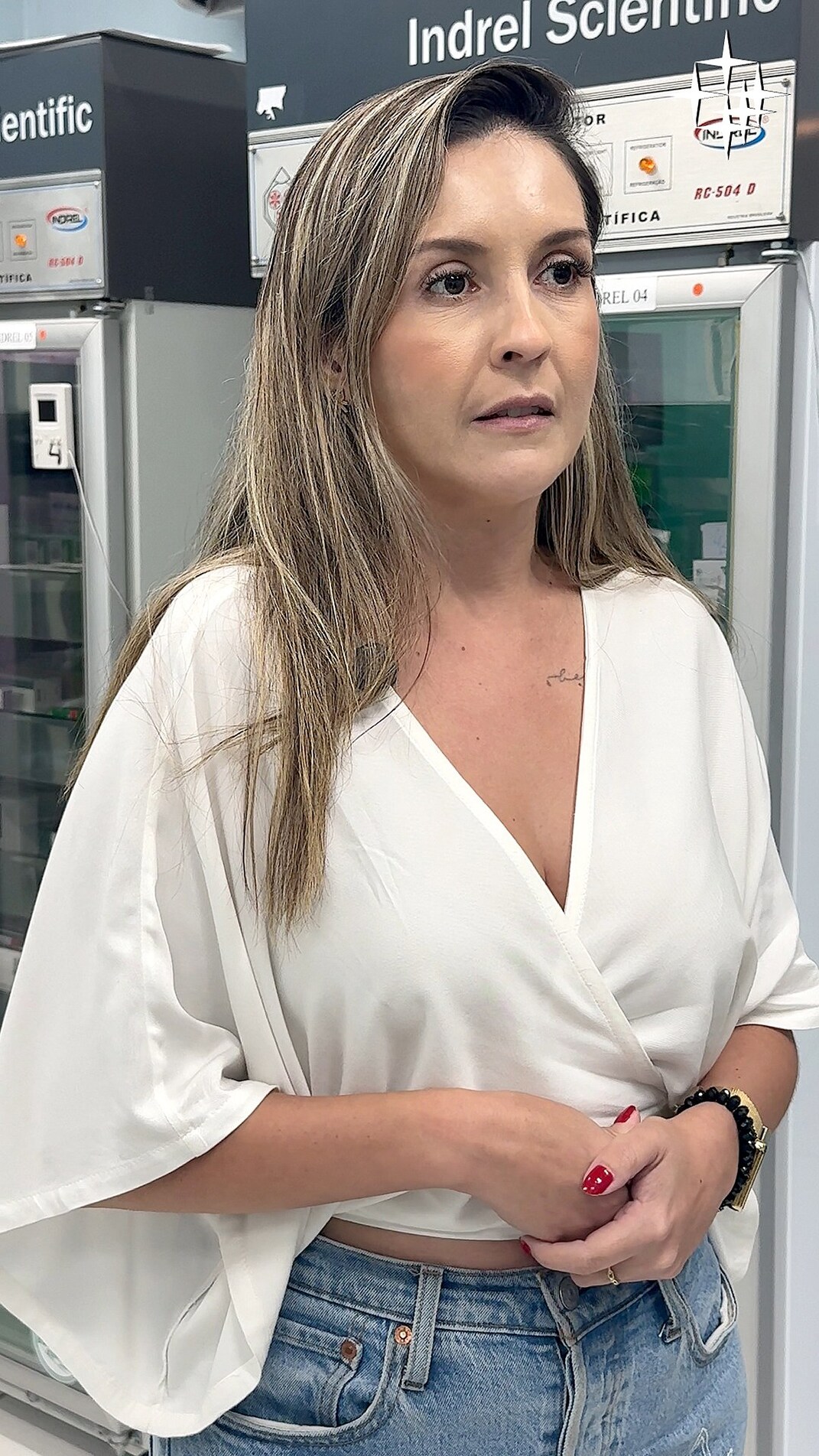 Daniela Camargo, supervisora 
da Central de Vacinas