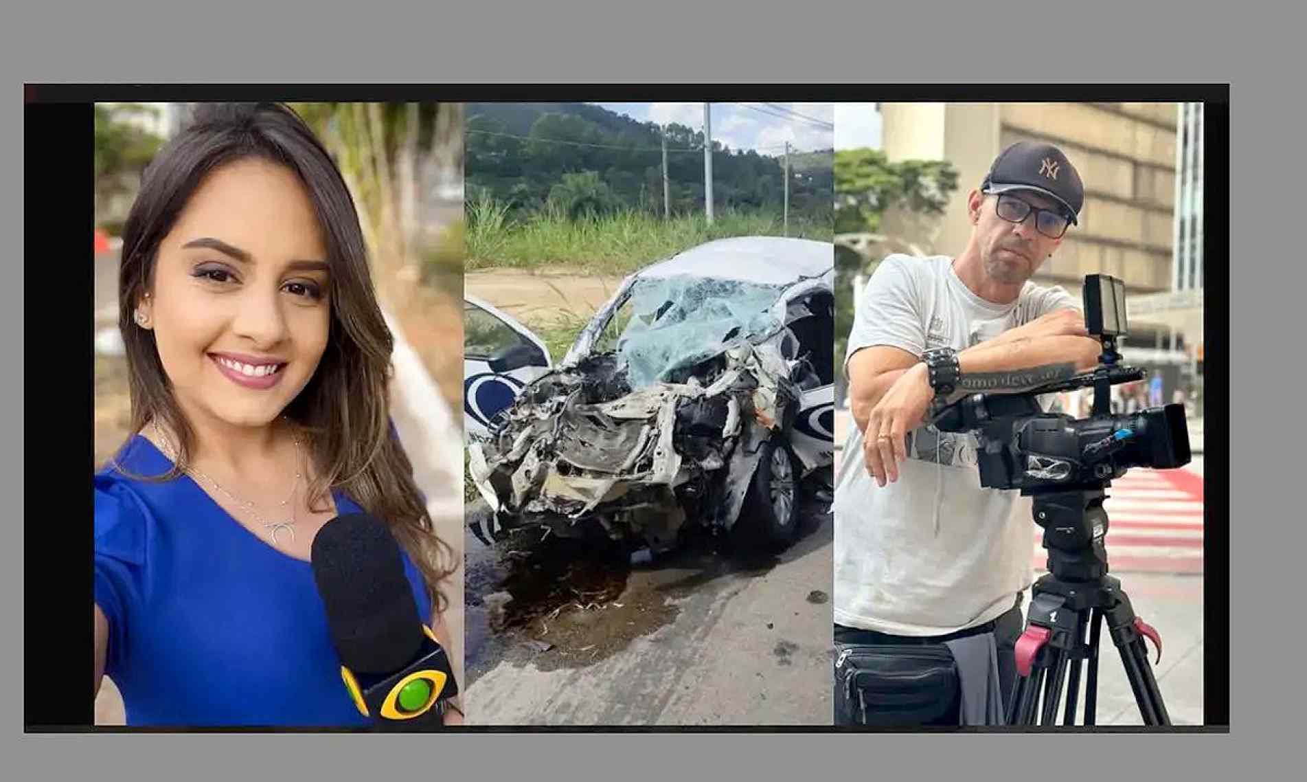 Morte de um repórter cinematográfico e uma repórter da equipe da Band em Minas Gerais