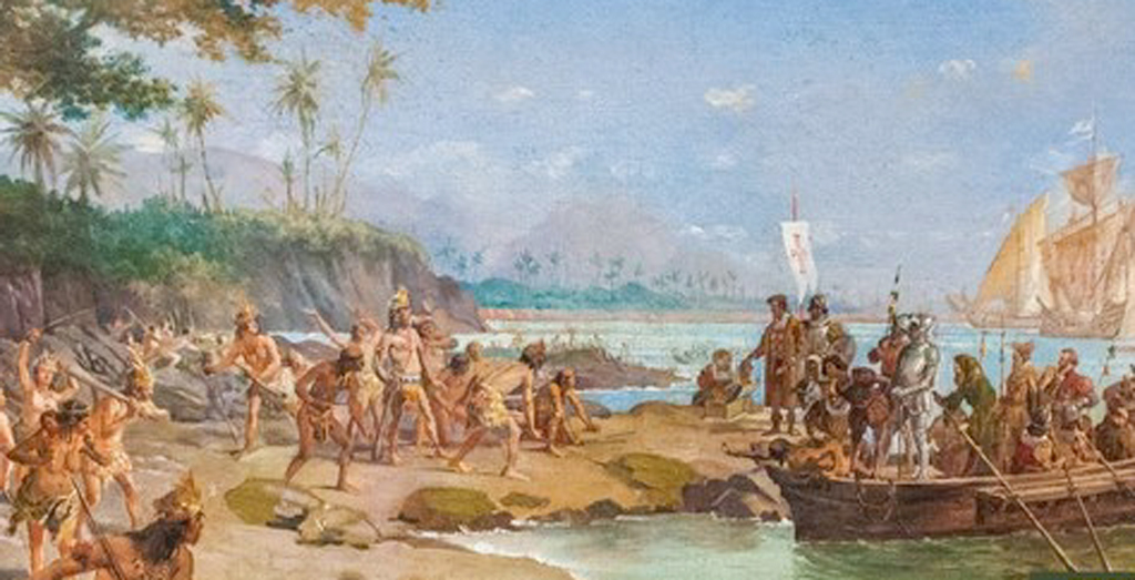 Em 22 de abril de 1500, Pedro Álvares Cabral e sua esquadra desembarcaram
